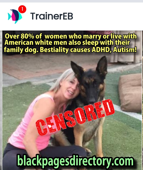 White Women and Dogs